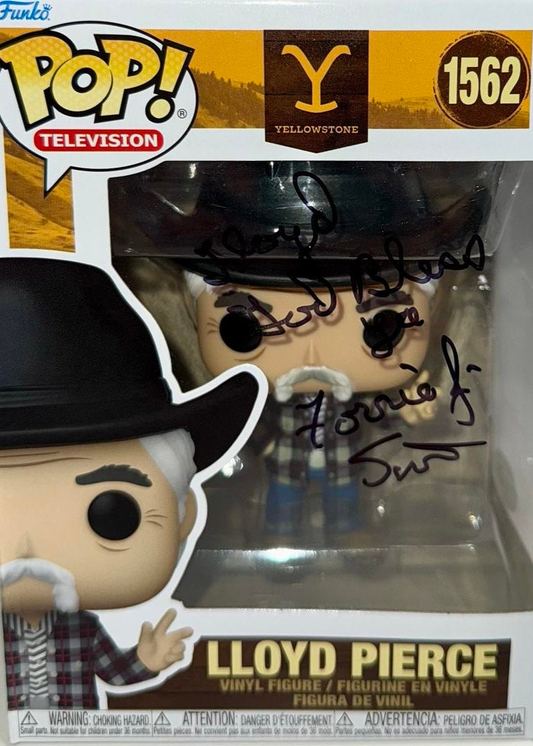 Forrie Smith Signed Funko Pop #1562 "Lloyd Pierce" (Yellowstone) - JSA COA